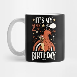 2nd Birthday Squirrel Mug